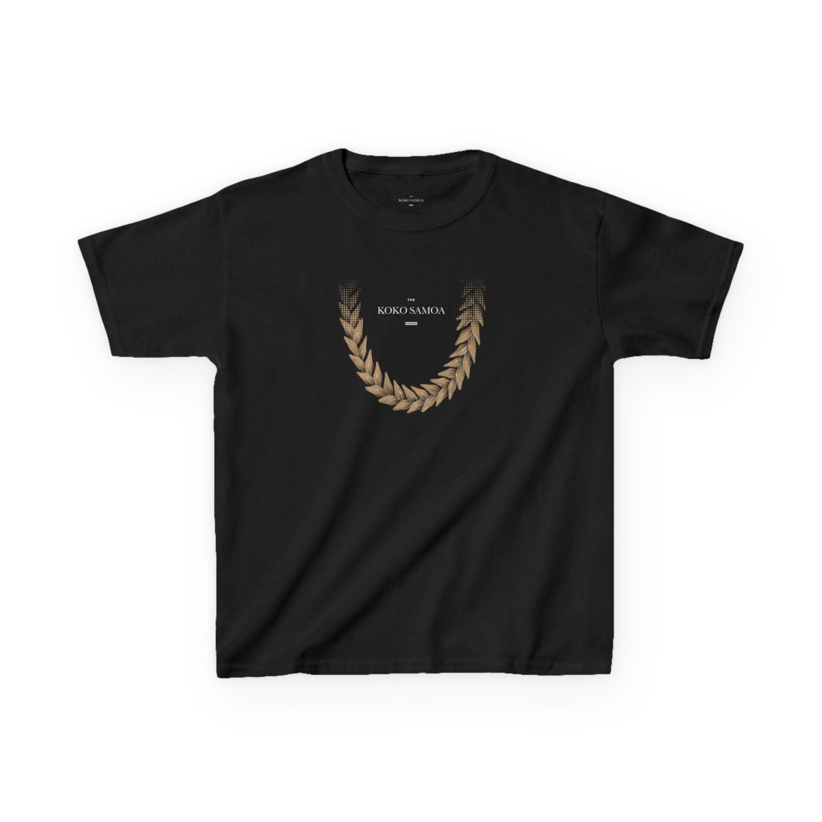 Ula Fala Brown kids tee, The Koko Samoa
