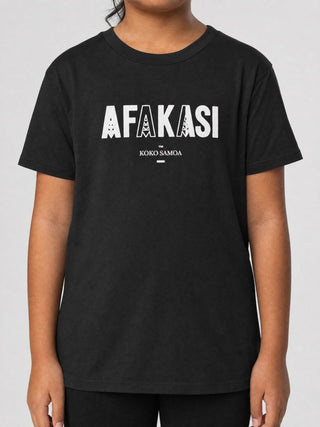 Kids Tee - Afakasi - AU/NZ/USA - The Koko Samoa