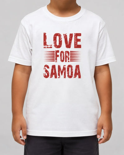 Kids Tee - Love for Samoa