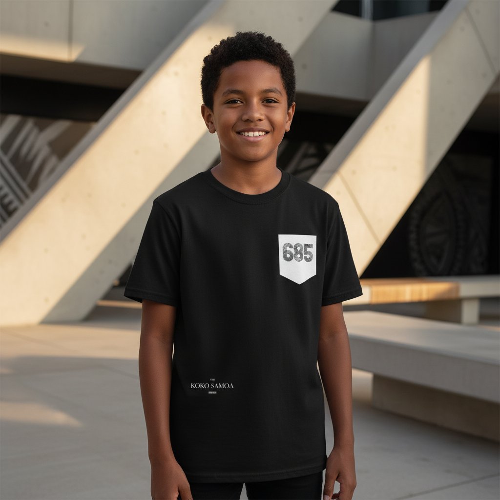 685 Pocket kids tee, The Koko Samoa