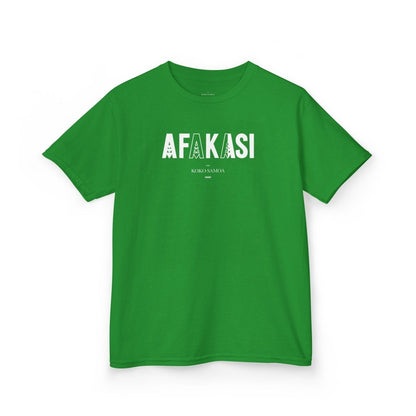 Kids Unisex Cotton Tee - Afakasi - USA - The Koko Samoa
