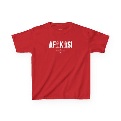 Kids Unisex Cotton Tee - Afakasi - USA - The Koko Samoa