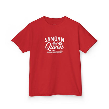 Kids Unisex Cotton Tee - Samoan Queen - USA - The Koko Samoa