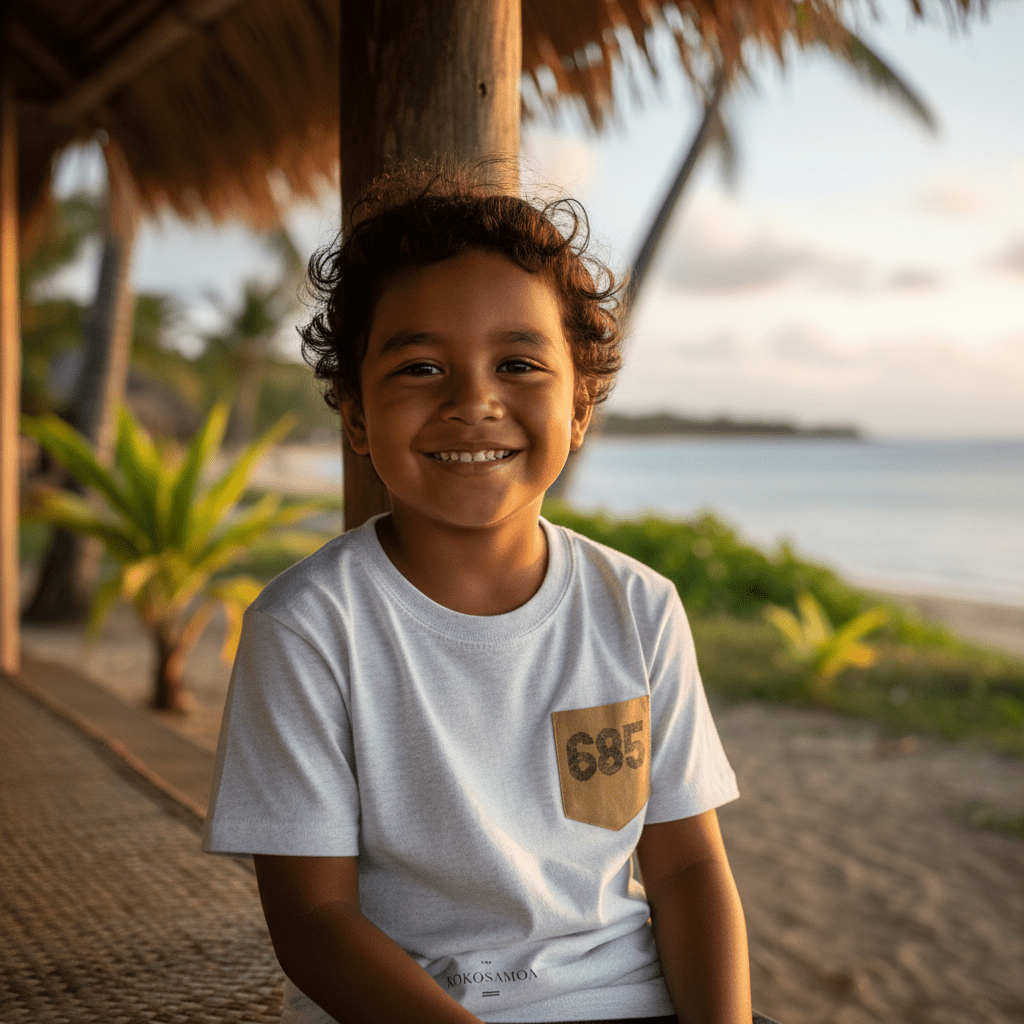 685 Pocket kids tee, The Koko Samoa