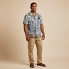 KoaTech™ - Hawaiian Button - Down Shirt - Elei Steel - AU/NZ/USA - The Koko Samoa