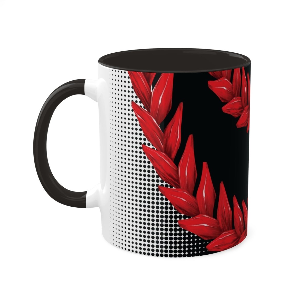 LimaLuxe™ 11oz Ula Fala mug by Imagine Your Photos featuring vibrant design, perfect for hot beverages, USA edition.