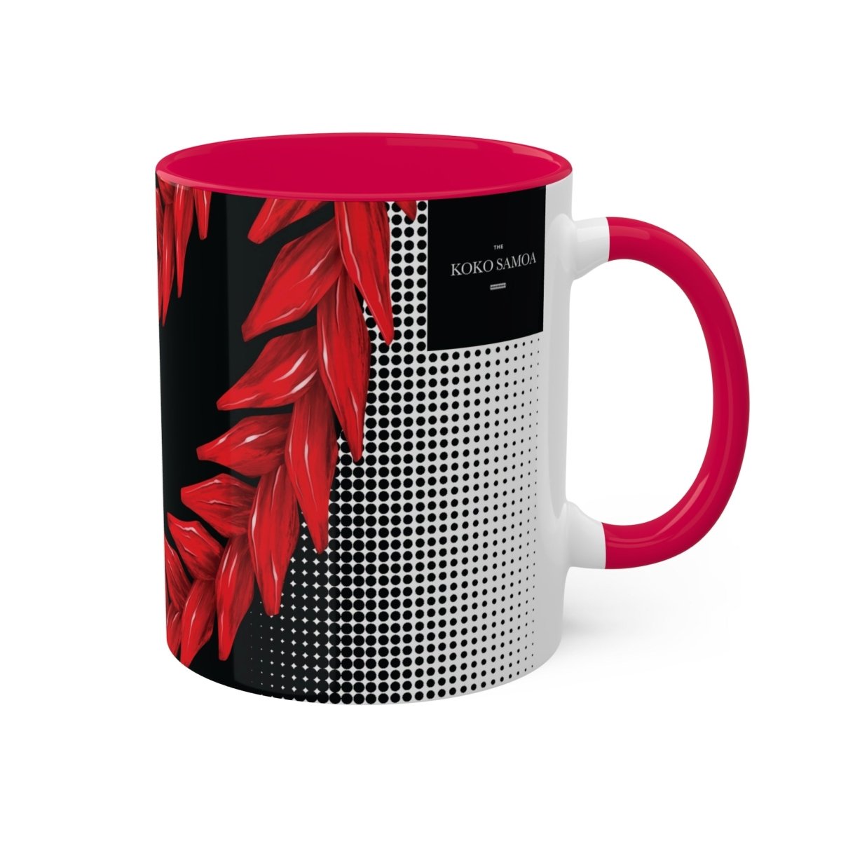 LimaLuxe™ 11oz Ula Fala mug by Imagine Your Photos, featuring colorful design, ceramic surface, and printed artwork.