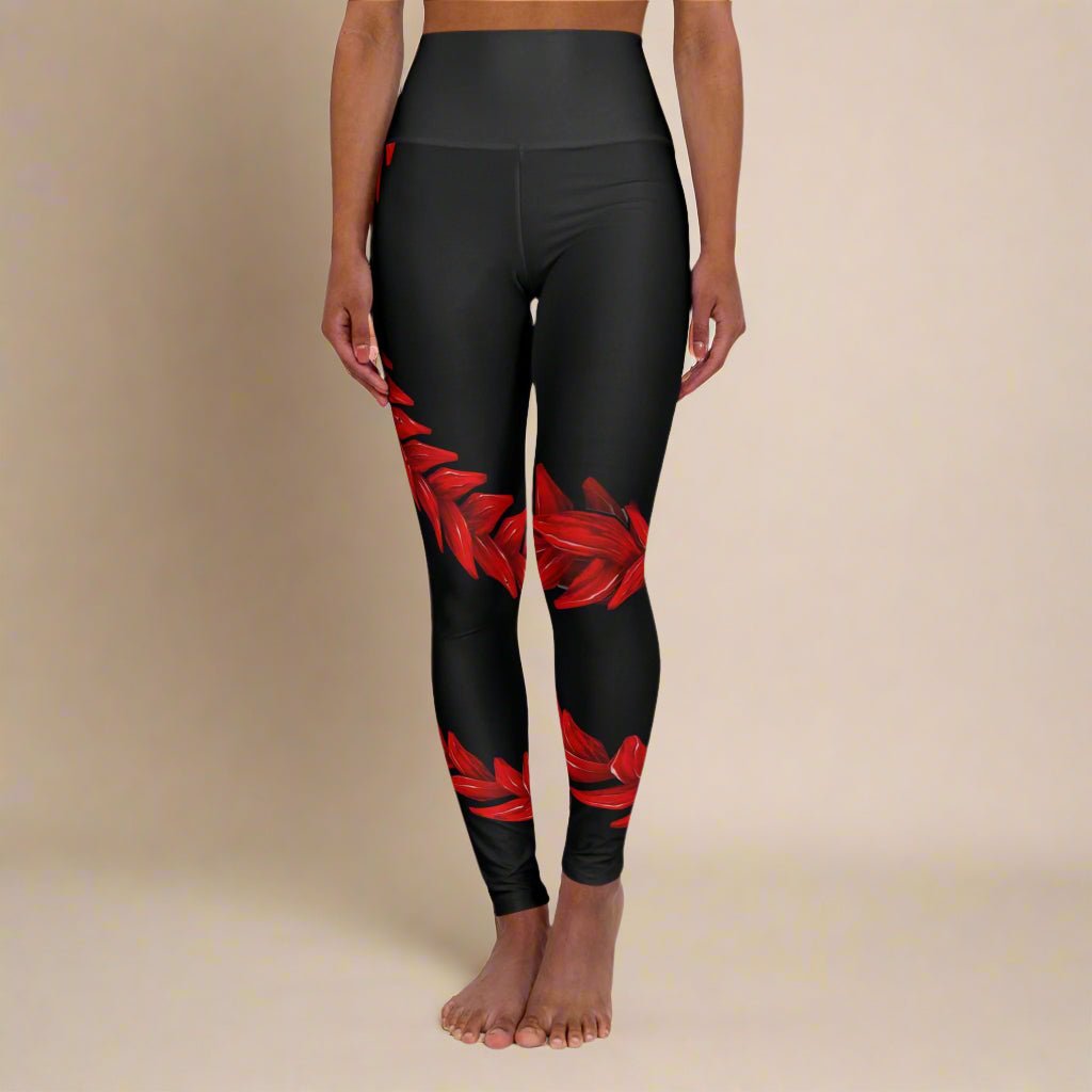 Miami Sublimation IslandRise high-waisted leggings in XS, featuring vibrant tropical print, perfect for active wear and casual style.