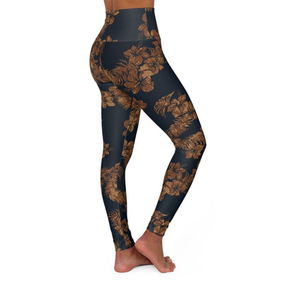 IslandRise High Waisted Leggings - Fagaloa Twilight - USA - The Koko Samoa