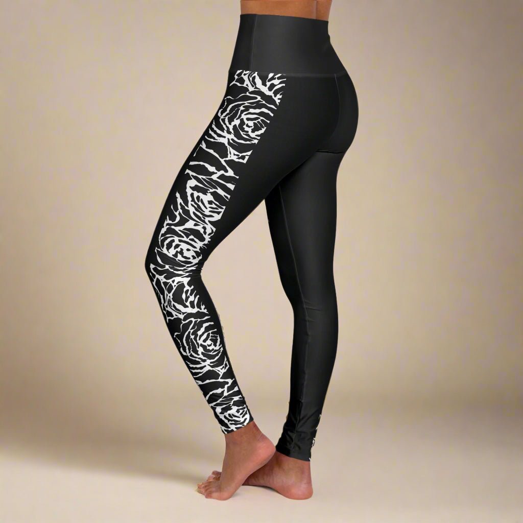 Miami Sublimation IslandRise high-waisted leggings in Faleasiu Nights with vibrant print, fitted for a comfortable, stylish fit.