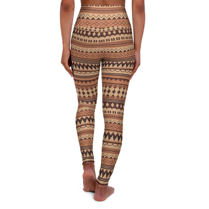 High Waisted Yoga Leggings - Siapo Style - USA - The Koko Samoa