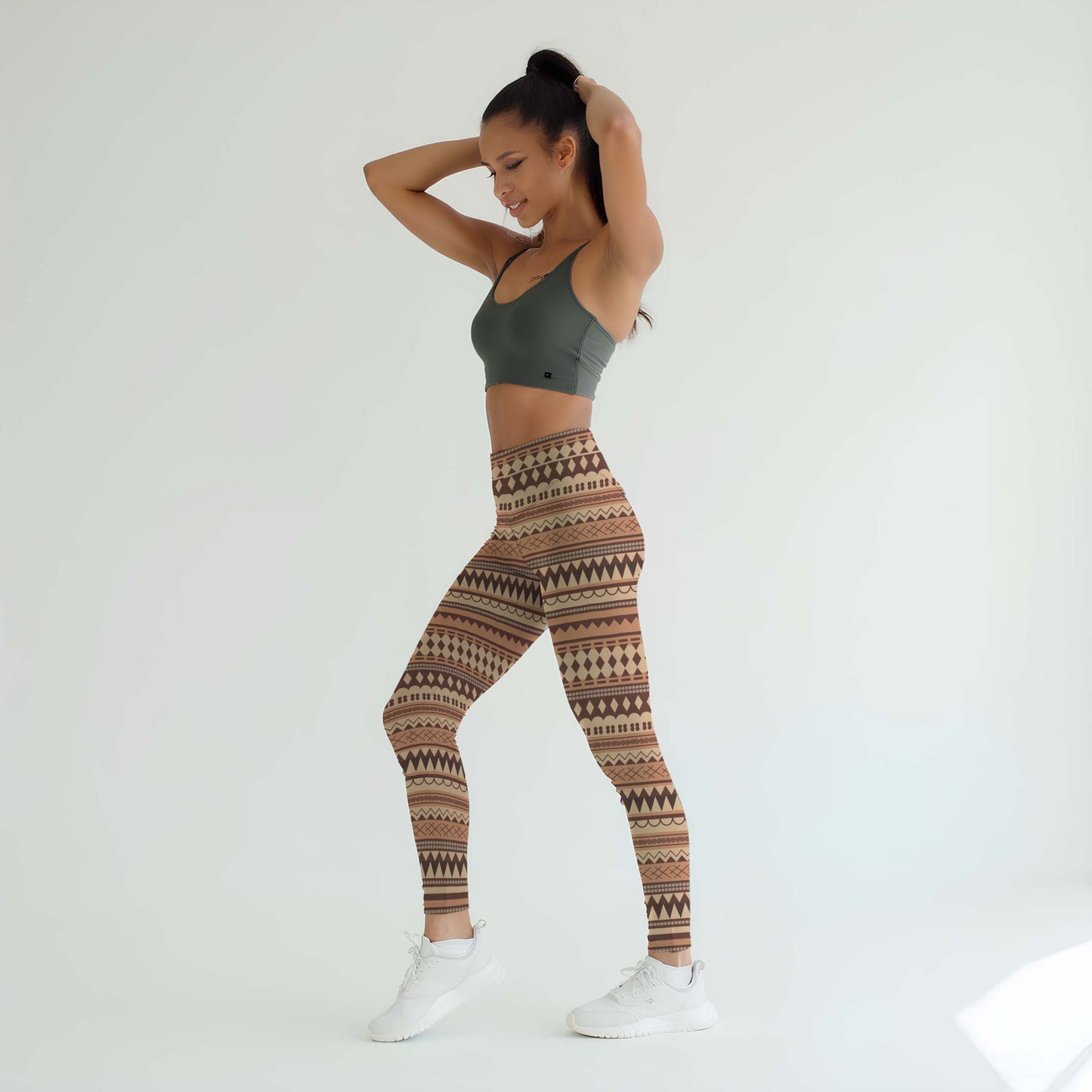 High Waisted Yoga Leggings - Siapo Style - USA - The Koko Samoa