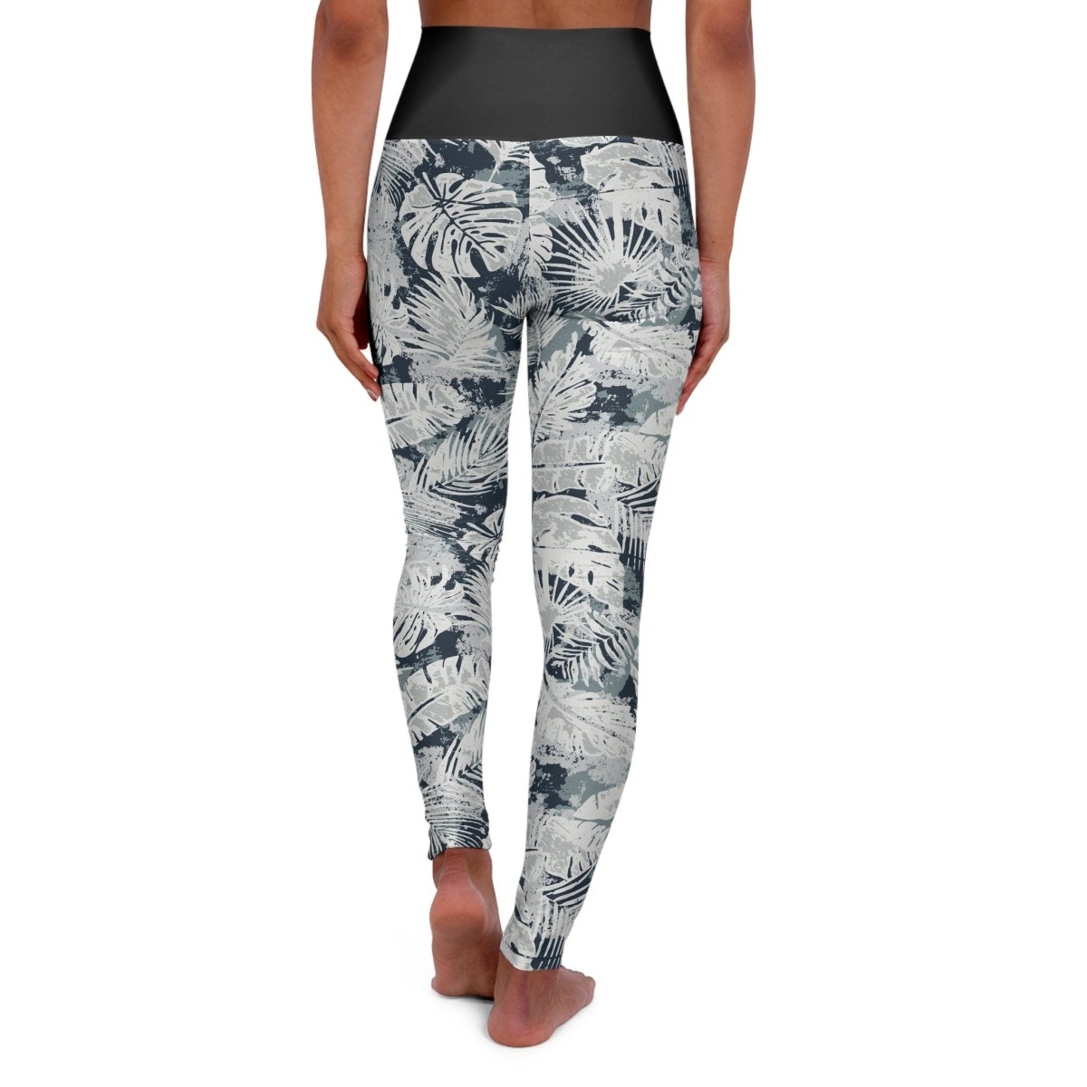 Miami Sublimation IslandRise high-waisted leggings in Tiavi Mist, showing the soft, stylish fabric and high-rise fit.