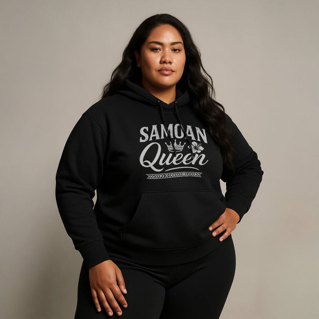 IslandHeavy™ Hoodie – Plus 2XL-5XL – Samoan Queen - USA