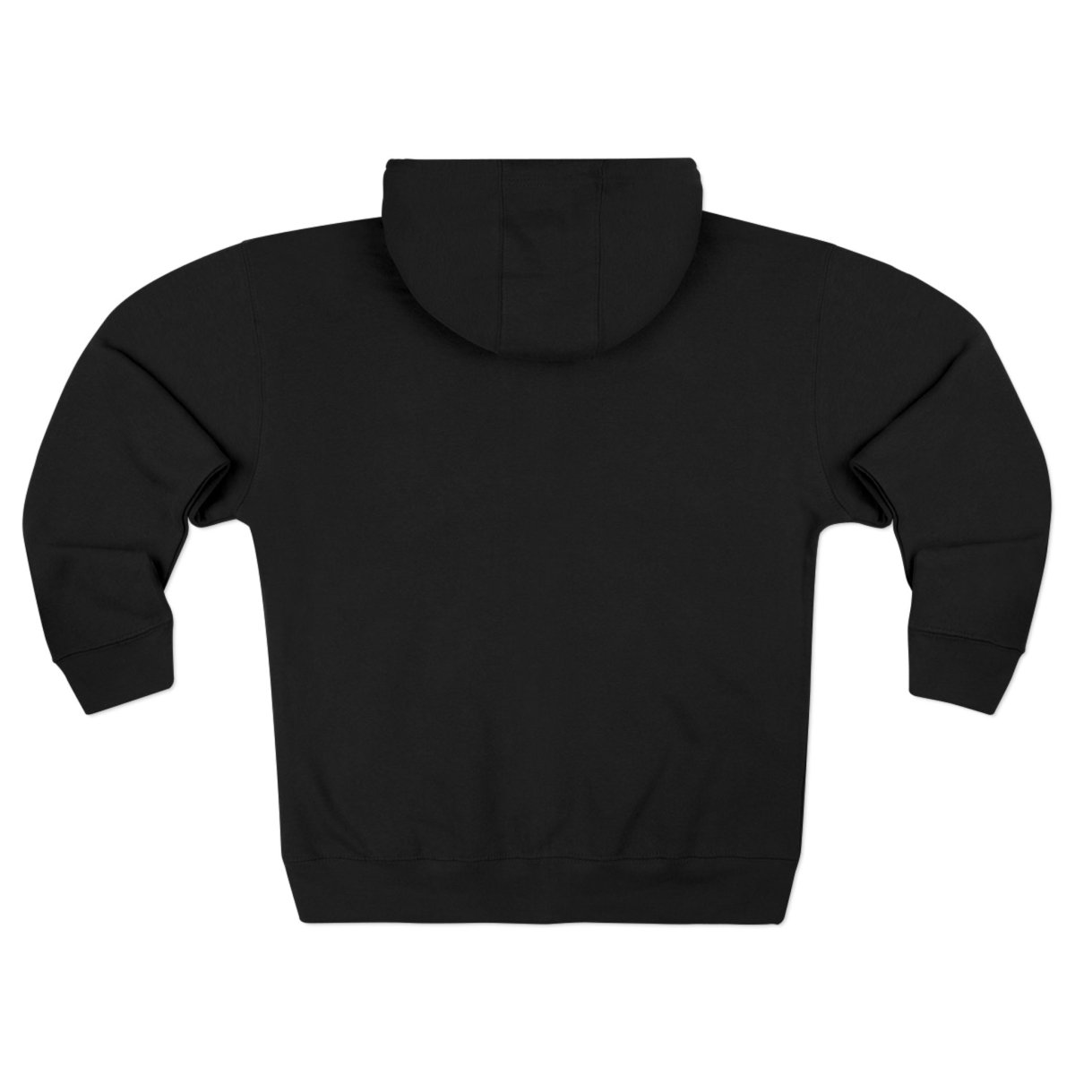 Black unisex zip hoodie by Monster Digital, AFAKASI brand, featuring a comfortable fit and casual style.