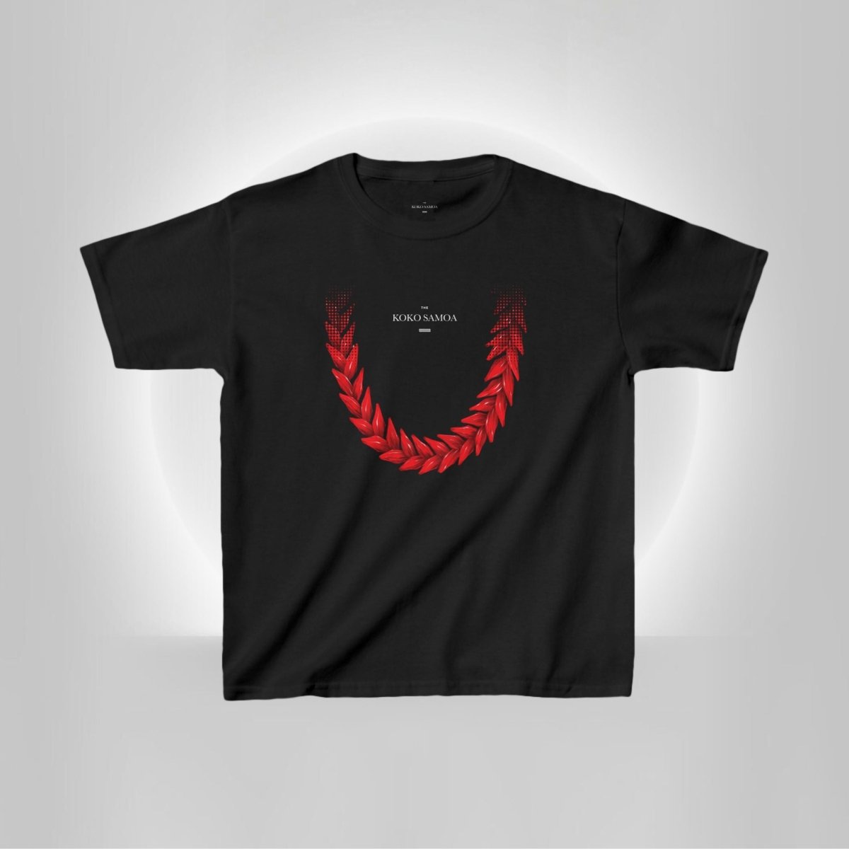 Black kids unisex tee by Monster Digital featuring Ula Fala design, perfect for boys and girls, made in the USA.