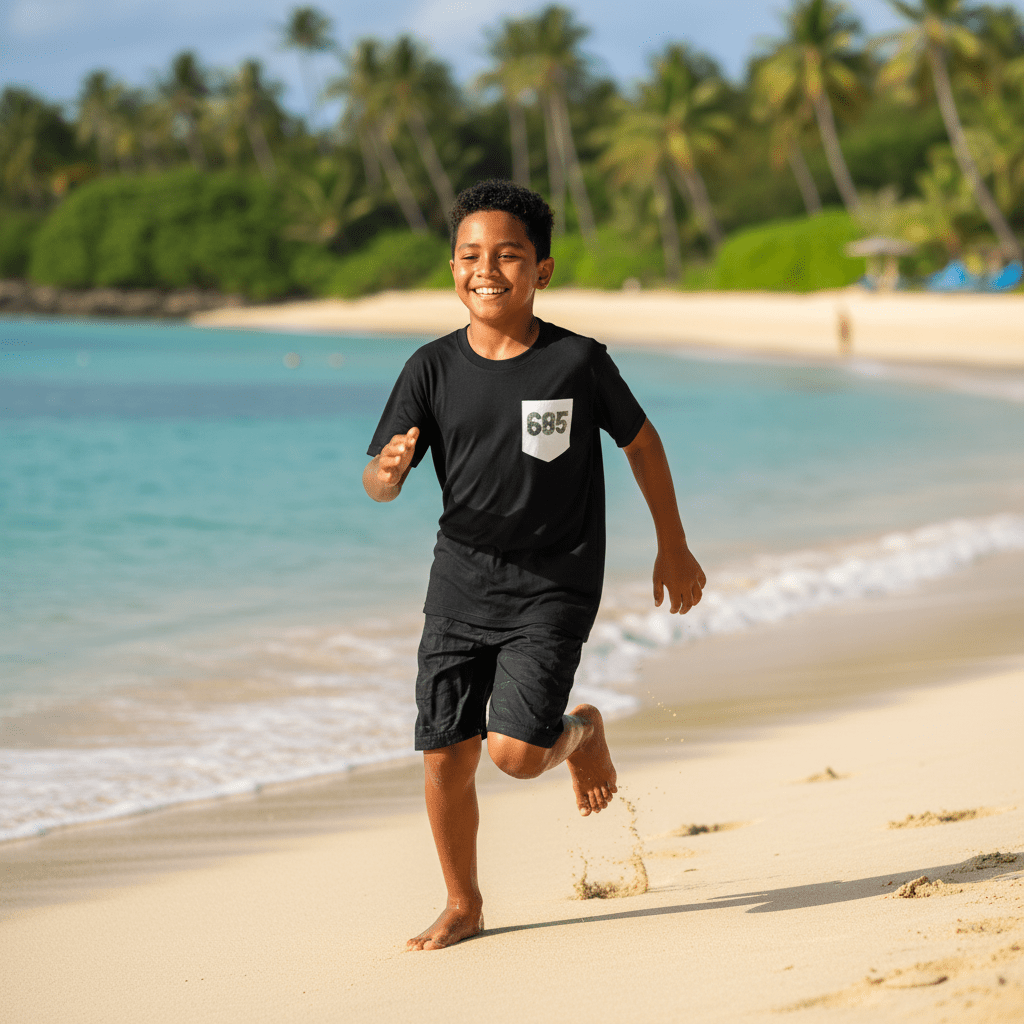 685 Pocket kids tee, The Koko Samoa