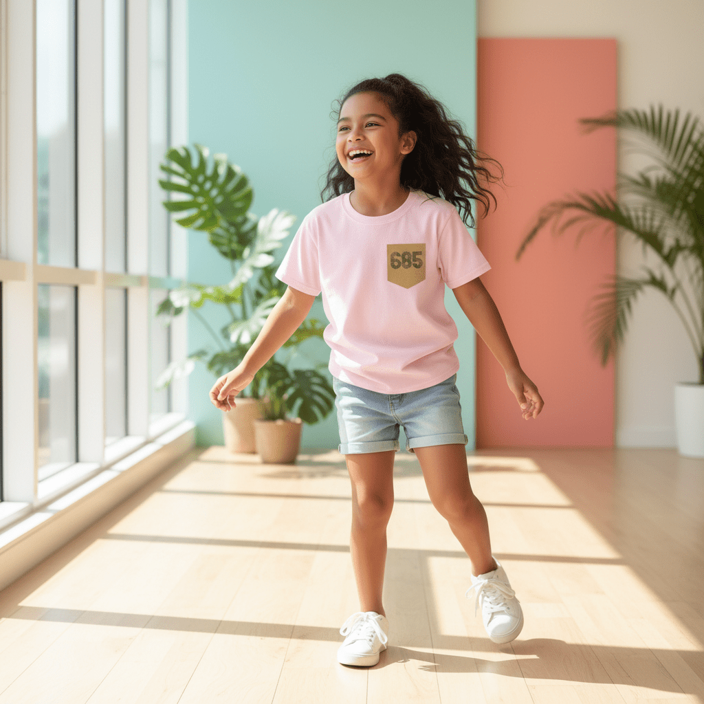 685 Pocket kids tee, The Koko Samoa