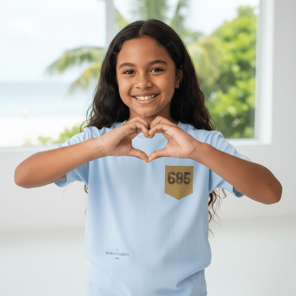 685 Pocket kids tee, The Koko Samoa
