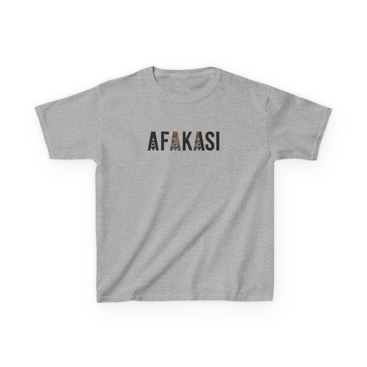 Kids unisex navy tee by Monster Digital featuring Afakasi design, made for comfortable wear and stylish kids' casual fashion.