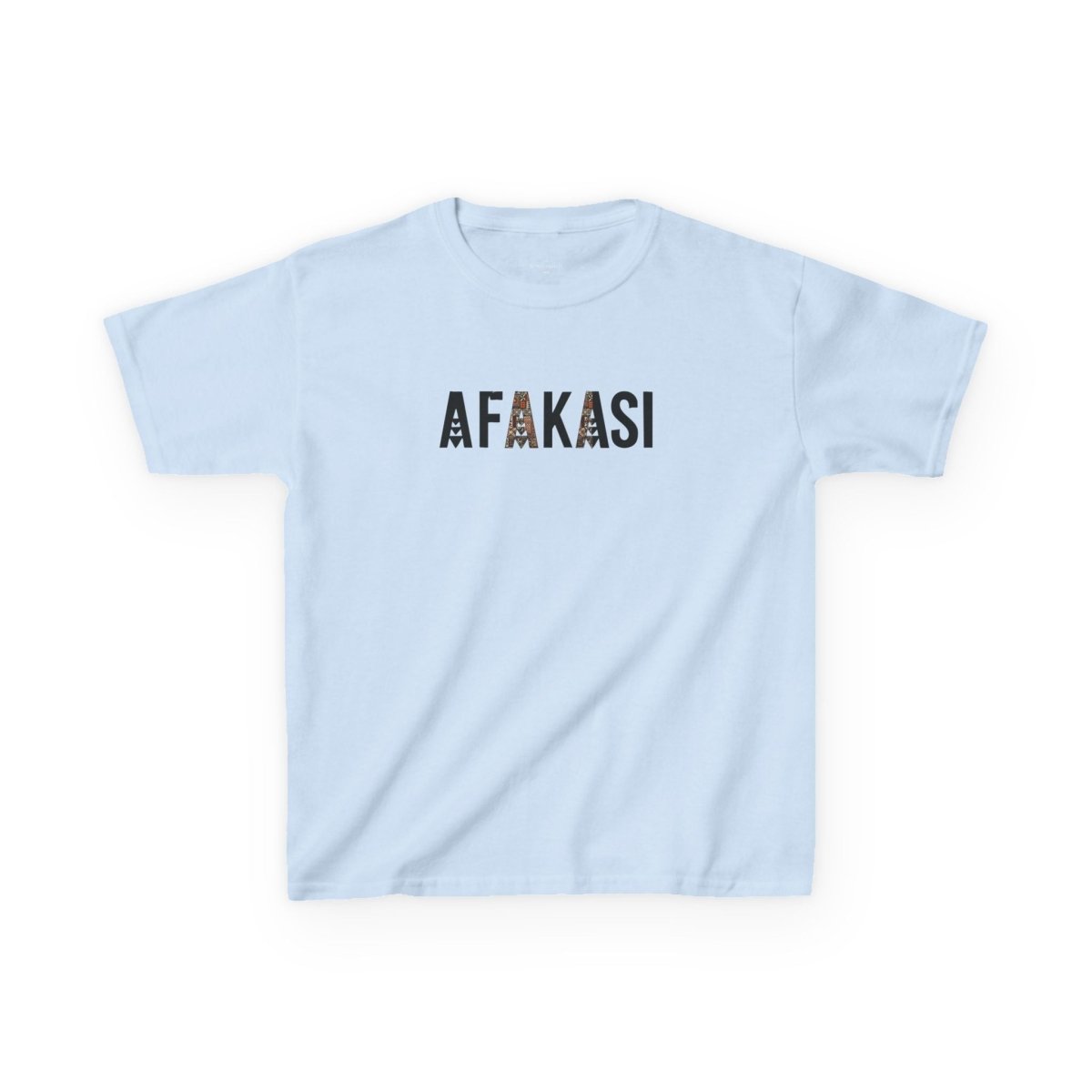 Kids unisex navy T-shirt by Monster Digital for kids, featuring Afakasi design, made for comfortable casual wear.