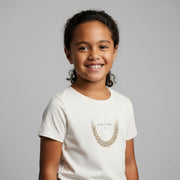 Kids Unisex Cotton Tee - Ula Fala Brown - USA - The Koko Samoa
