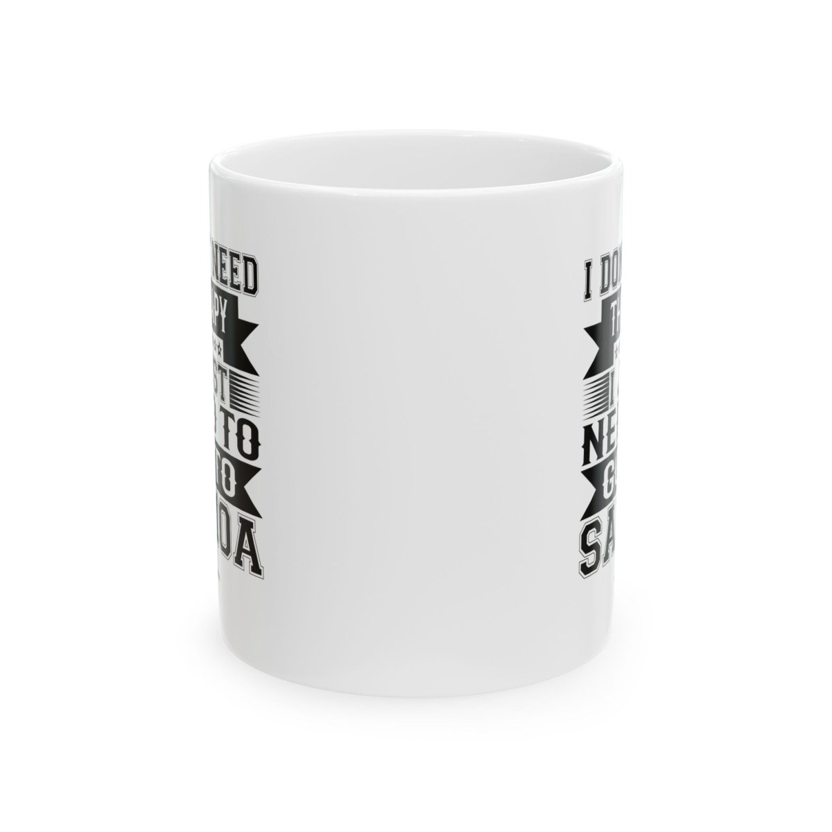 11oz therapy mug by Monster Digital featuring a USA-themed design, ideal for hot beverages and everyday use.