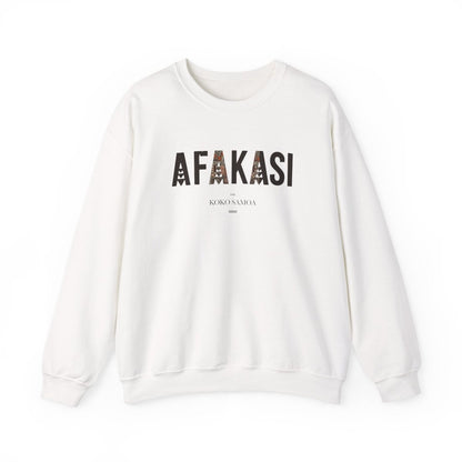 Unisex Heavy Sweatshirt - Afakasi - Personalised - USA - The Koko Samoa