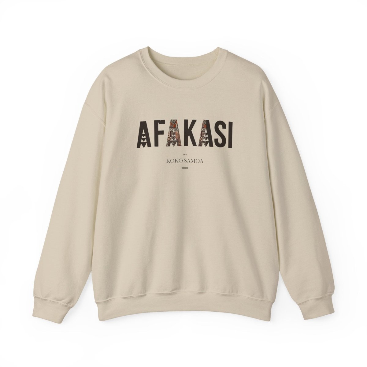 Unisex Heavy Sweatshirt - Afakasi - Personalised - USA - The Koko Samoa