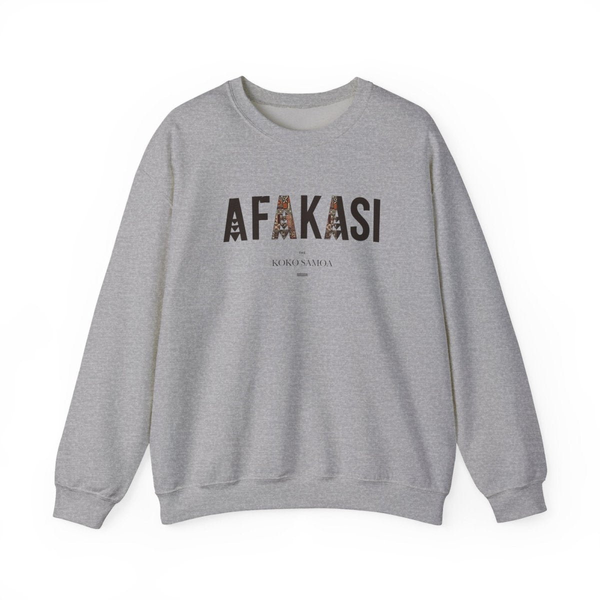 Unisex Heavy Sweatshirt - Afakasi - Personalised - USA - The Koko Samoa