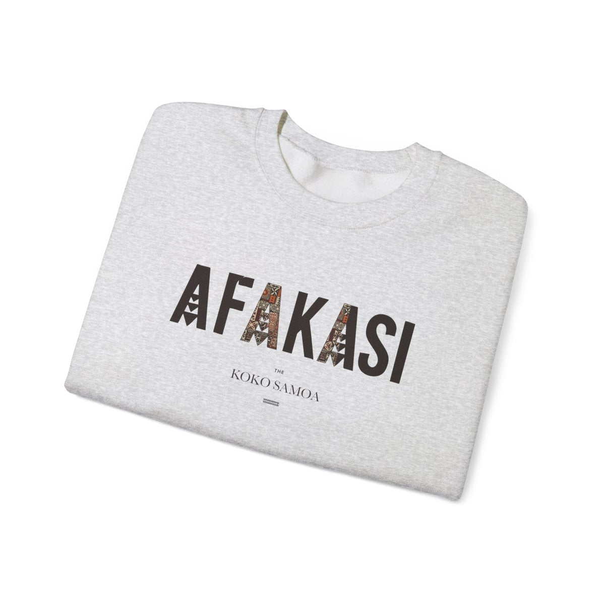 Unisex Heavy Sweatshirt - Afakasi - Personalised - USA - The Koko Samoa