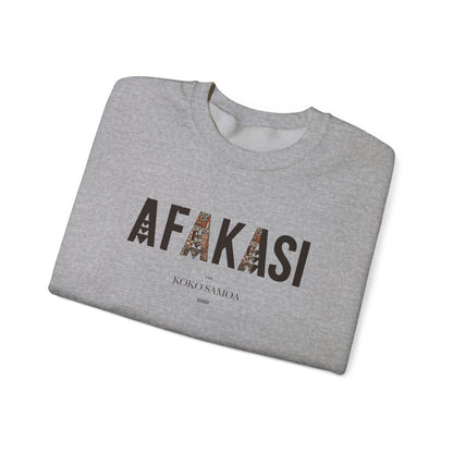 Unisex Heavy Sweatshirt - Afakasi - Personalised - USA - The Koko Samoa