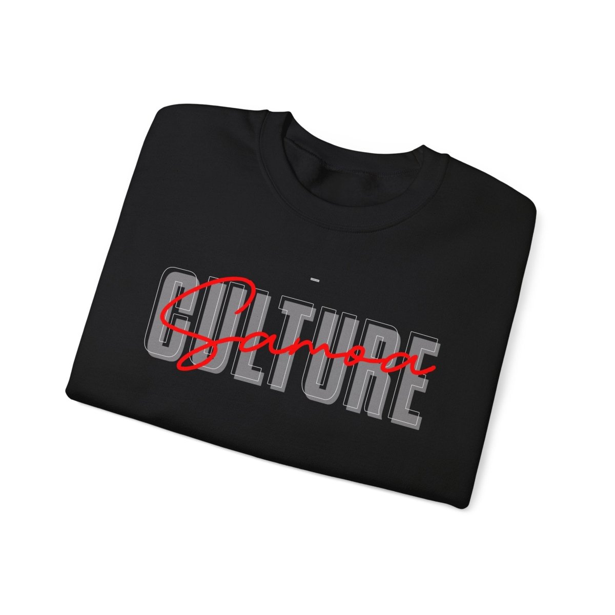 Unisex heavy sweatshirt featuring Samoan culture, personalized, in ash color, ideal for casual wear in the USA.