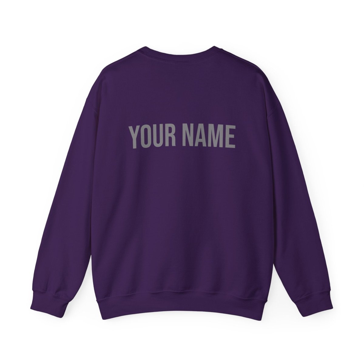 Unisex heavy sweatshirt with Samoan culture design, personalized, in ash color, by Printify, featuring digital monster artwork.
