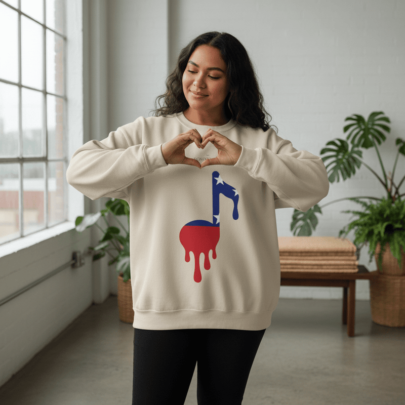 Unisex Heavy Sweatshirt - Samoan Note - Personalized - USA - The Koko Samoa