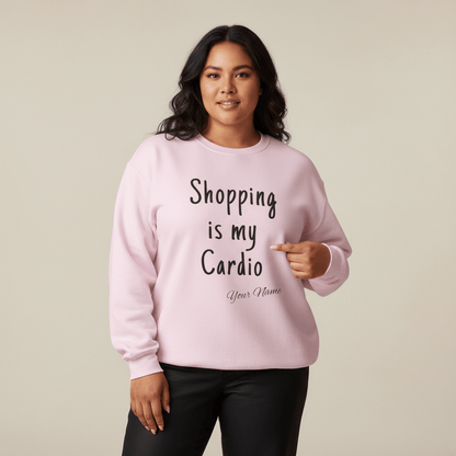Unisex Heavy Sweatshirt - Shipping is My Cardio - Personalized - USA - The Koko Samoa