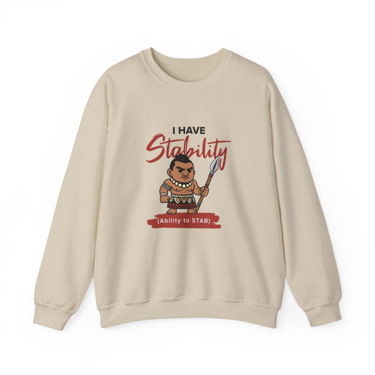Unisex Heavy Sweatshirt - Stability - Personalised - USA - The Koko Samoa
