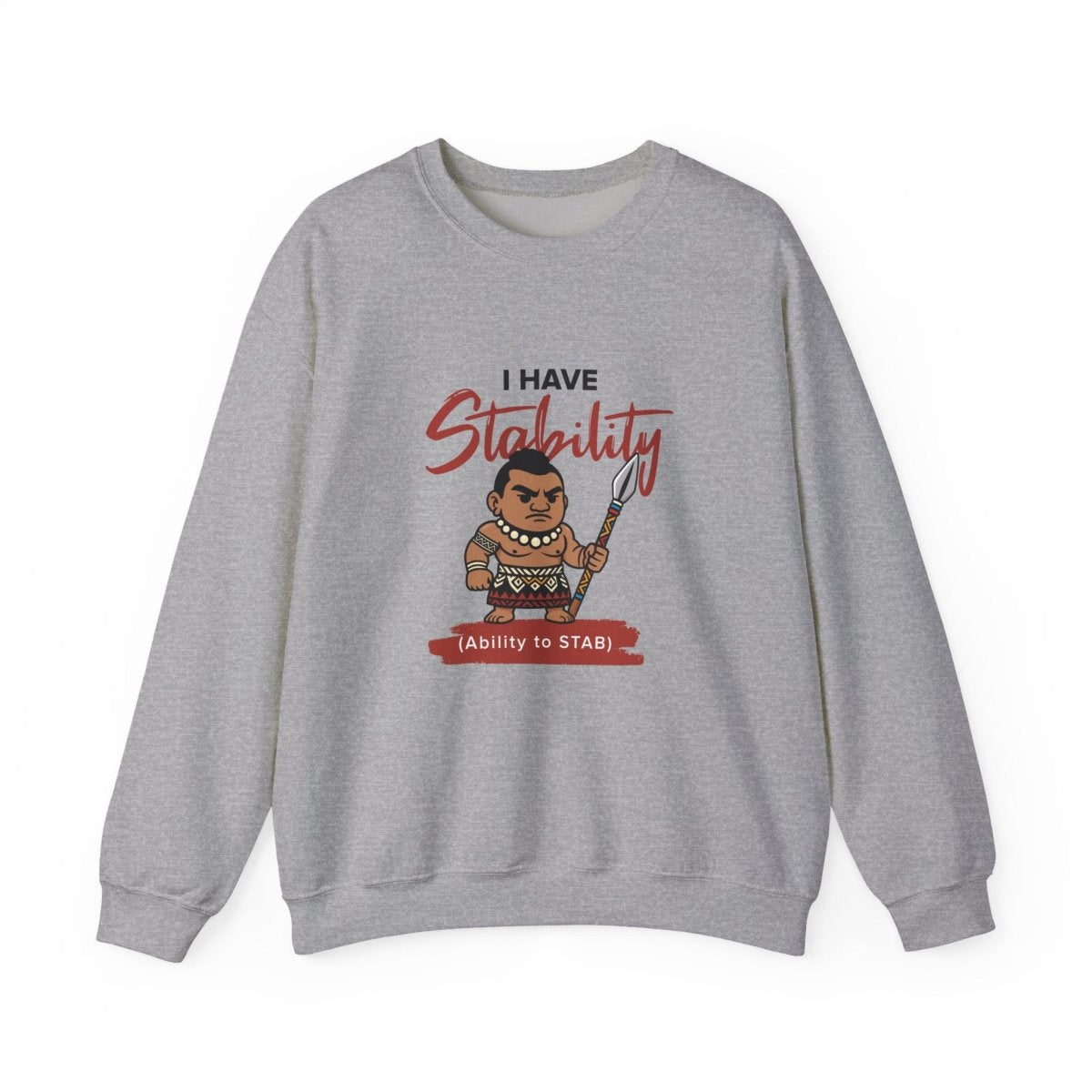 Unisex Heavy Sweatshirt - Stability - Personalised - USA - The Koko Samoa