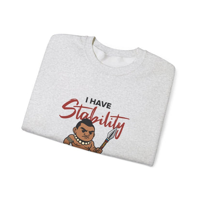 Unisex Heavy Sweatshirt - Stability - Personalised - USA - The Koko Samoa