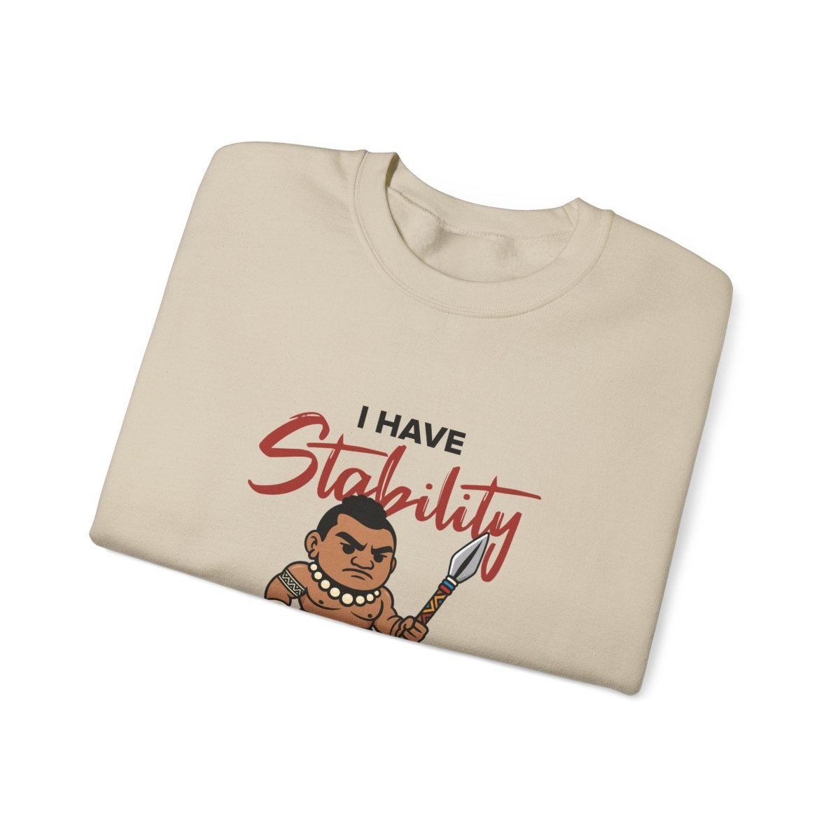 Unisex Heavy Sweatshirt - Stability - Personalised - USA - The Koko Samoa