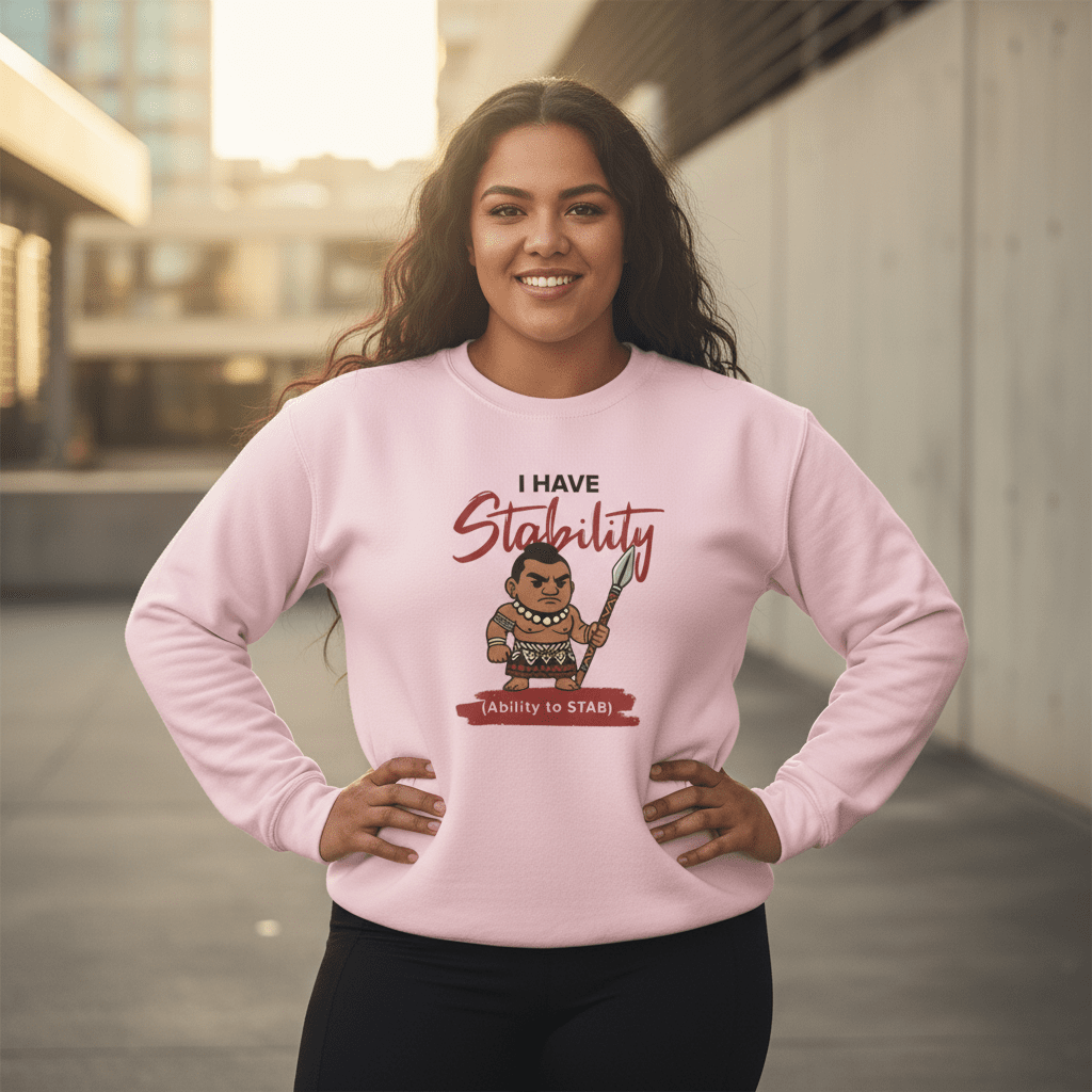 Unisex Heavy Sweatshirt - Stability - Personalized - USA - The Koko Samoa
