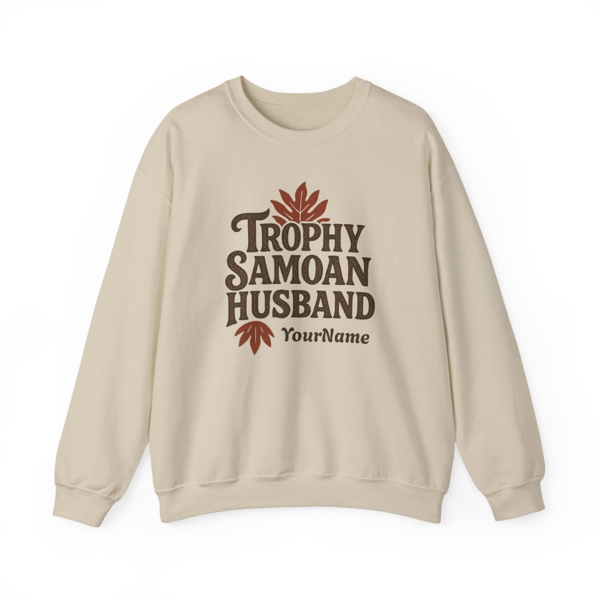 Unisex Heavy Sweatshirt - Trophy Samoan Husband - Personalised - USA - The Koko Samoa