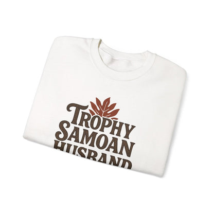 Unisex Heavy Sweatshirt - Trophy Samoan Husband - Personalised - USA - The Koko Samoa