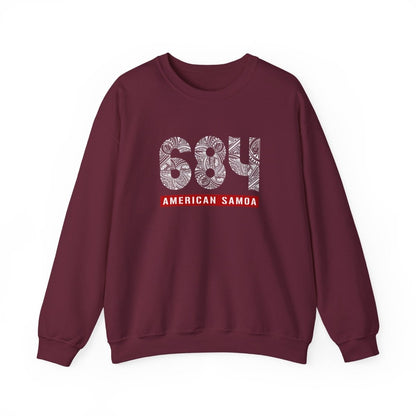 Unisex Heavy Sweatshirt - American Samoa 684 - Personalized - USA - The Koko Samoa