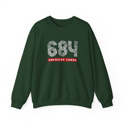 Unisex Heavy Sweatshirt - American Samoa 684 - Personalized - USA - The Koko Samoa