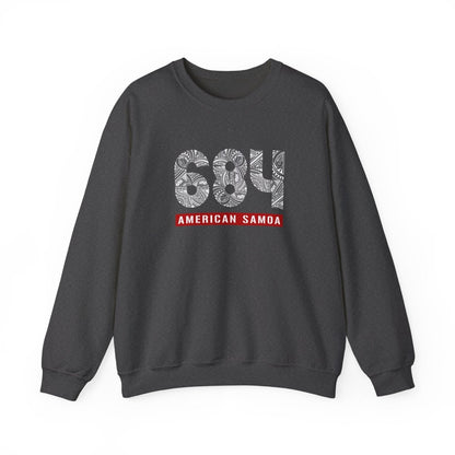 Unisex Heavy Sweatshirt - American Samoa 684 - Personalized - USA - The Koko Samoa