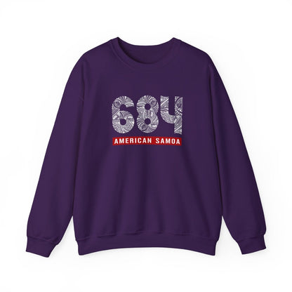 Unisex Heavy Sweatshirt - American Samoa 684 - Personalized - USA - The Koko Samoa