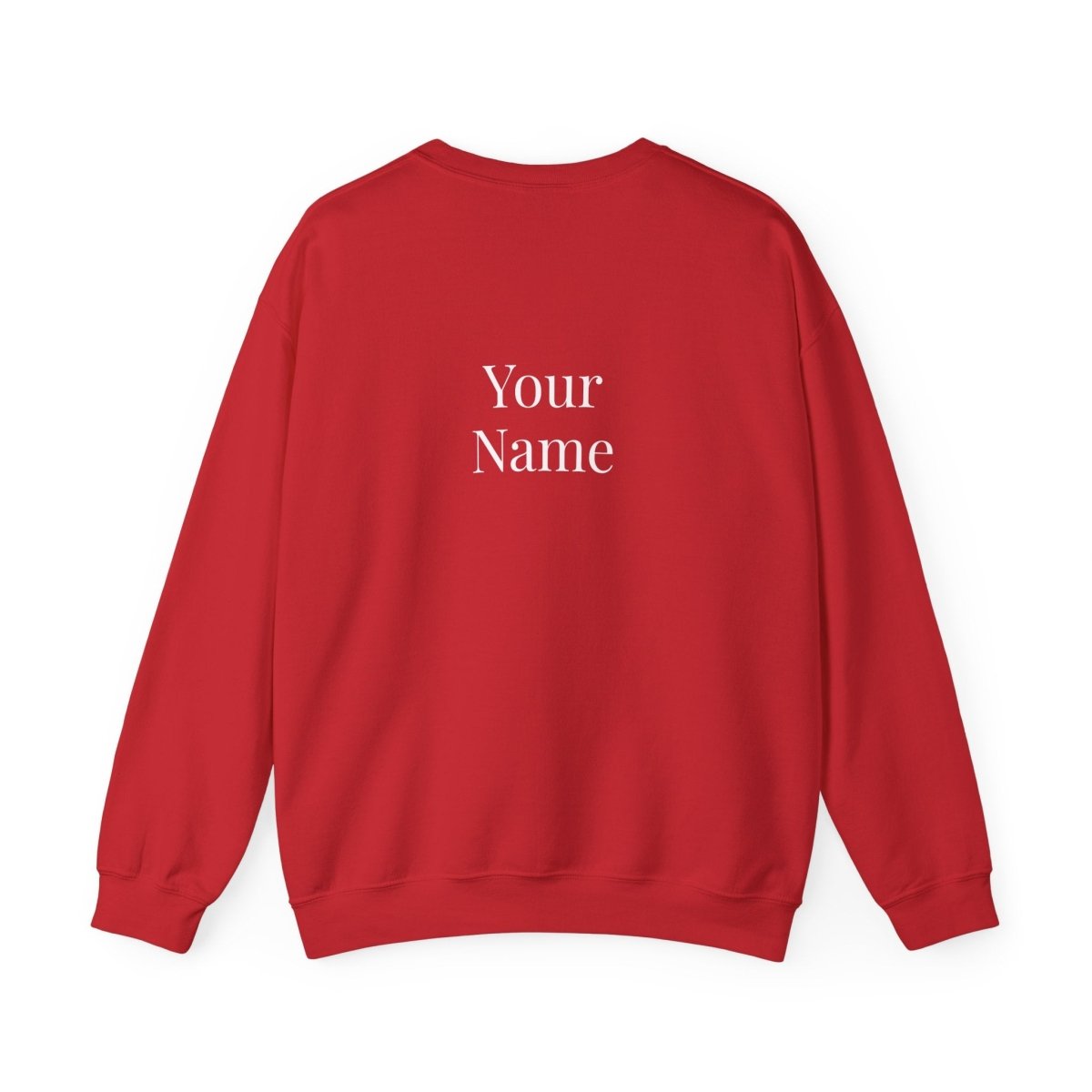Unisex heavy sweatshirt by Monster Digital in dark heather with personalized "Exclaim" design, ideal for casual wear.