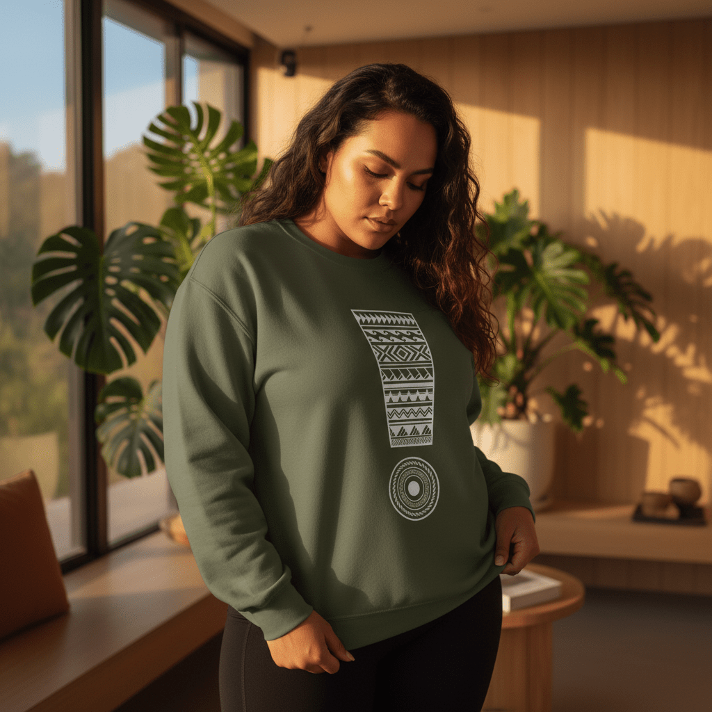 Unisex Heavy Sweatshirt - Exclaim - Personalized - USA - The Koko Samoa