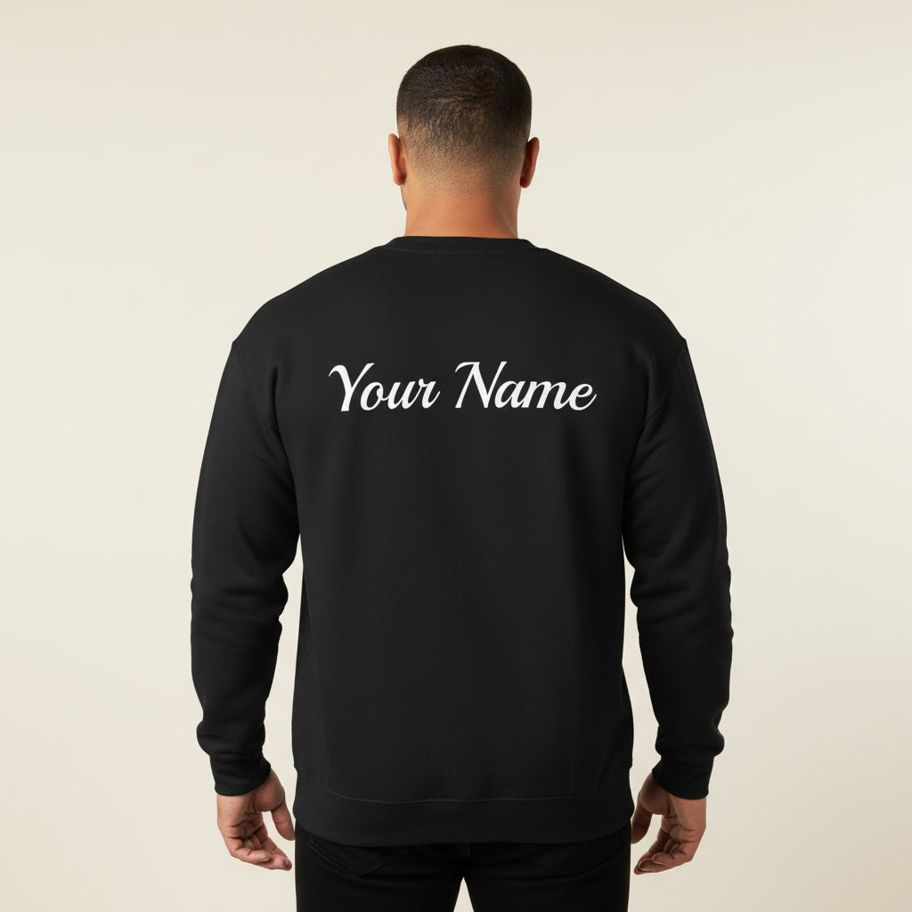 Unisex heavy sweatshirt by Monster Digital featuring "I Can Lift It" personalized design in dark heather color.